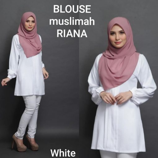 blouse muslimah moss crepe